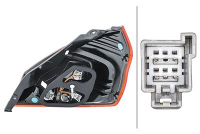 REARLIGHT - BULB - LEFT - FOR E.G. FORD FIESTA VI (CB1, CCN)