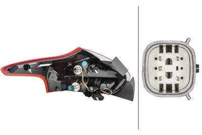 HECKLEUCHTE - GLœHLAMPE - RECHTS - FœR U.A. FORD FOCUS III