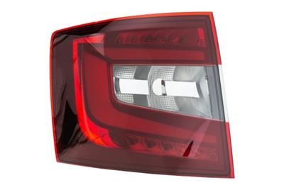 FANALE SX ROSSO SCURO SKODA OCTAVIA III 02/17->