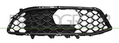 BUMPER GRILLE RIGHT-BLACK-WITH HOLE FOR RADAR