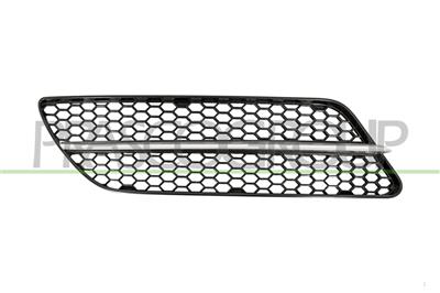 BUMPER GRILLE RIGHT-BLACK-WITH SATIN TRIM