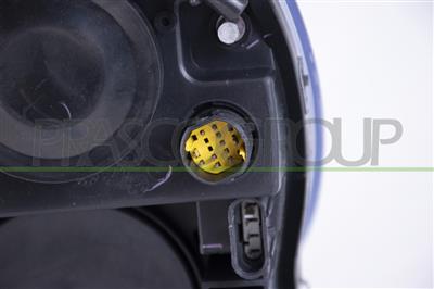 PROIETTORE DESTRO H7+H1-ELETTRICO-CON MOTORE-CON LUCE DIURNA-CROMATO-LED
