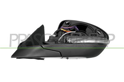 DOOR MIRROR LEFT-ELECTRIC-PRIMED-HEATED-FOLDABLE-WITH LAMP-WITH MEMORY-CONVEX-12 PINS