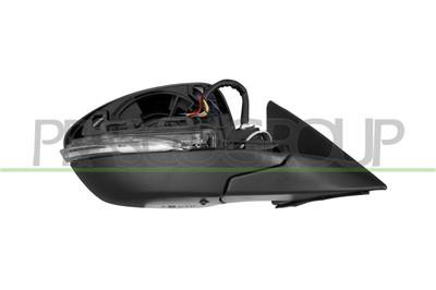 DOOR MIRROR RIGHT-ELECTRIC-PRIMED-HEATED-WITH SENSOR-FOLDABLE-WITH MEMORY-WITH LAMP-BLIS-CONVEX-18 PINS