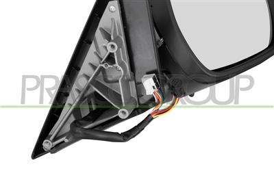 DOOR MIRROR RIGHT-ELECTRIC-PRIMED-HEATED-WITH SENSOR-FOLDABLE-WITH MEMORY-WITH LAMP-BLIS-CONVEX-18 PINS