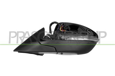 DOOR MIRROR LEFT-ELECTRIC-PRIMED-HEATED-FOLDABLE-WITH MEMORY-WITH LAMP-BLIS-CONVEX-16 PINS