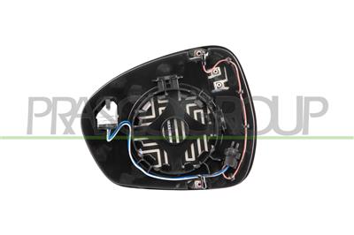 MIRROR GLASS BASE RIGHT-HEATED-BLIS-CONVEX