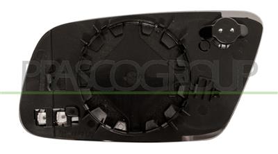 MIRROR GLASS BASE RIGHT-HEATED-BIG-CONVEX-BLUE MOD. 00 >