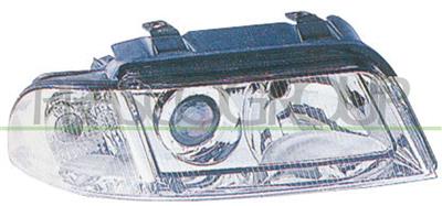 HEADLAMP RIGHT H7+H7 ELECTRIC-WITHOUT MOTOR