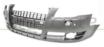 FRONT BUMPER-PRIMED-WITH PDC+SENSOR HOLDERS-WITH HEADLAMP WASHER HOLES
