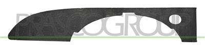 FRONT BUMPER GRILLE MOLDING LEFT-LOWER-BLACK