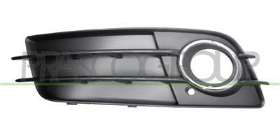 BUMPER GRILLE LEFT-BLACK-TEXTURED FINISH-WITH FOG LAMP HOLE-WITH CHROME FRAME MOD. S-LINE