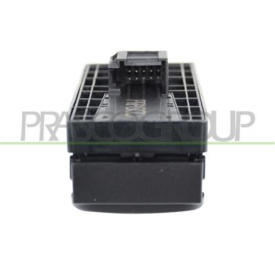 FRONT DOOR LEFT WINDOW REGULATOR PUSH-BUTTON PANEL-BLACK-4 SWITCHES-4 PINS
