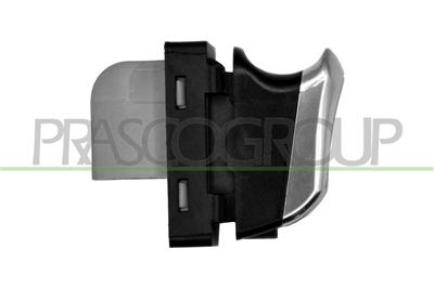 INTERRUTTORE ALZACRISTALLO NERO/BORDO CROMATO-PORTA ANTERIORE DESTRA/PORTA POSTERIORE DESTRA-SINISTRA-4 PINS
