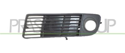 GRILLE GAUCHE NOIRE DE PARE-CHOCS-AVEC SIEGE ANTIBROUILLARD - MOD. 4 CILINDRE