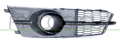 GRILLE DROITE NOIRE DE PARE-CHOCS-AVEC SIEGES ANTIBROUILLARD-AVEC CADRE ET MOULURE CHROMEE MOD. S-LINE