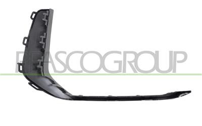 FRONT BUMPER MOLDING GRILLE LEFT-DARK GLOSSY GRAY PAINTED