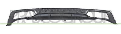 REAR BUMPER SPOILER-BLACK-SMOOTH FINISH TO BE PRIMED