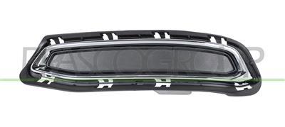 REAR BUMPER MOLDING-RIGHT-WITH CHROME FRAME