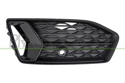 GRILLE DROITE DE PARE-CHOCS-AVANT-NOIRE-STRUCTUREE-AVEC MOULURE NOIRE-BRILLANTE MOD. SPORT 