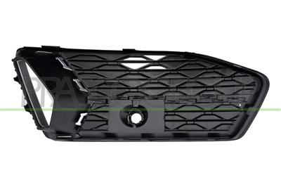 GRILLE GAUCHE DE PARE-CHOCS-AVANT-NOIRE-STRUCTUREE-AVEC MOULURE NOIRE-BRILLANTE MOD. SPORT 