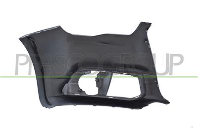FRONT BUMPER LEFT-PRIMED-WITH CUTTING MARKS FOR PDC AND HEADLAMP WASHERS