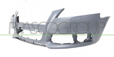 FRONT BUMPER-PRIMED-WITH HEADLAMP WASHER HOLES+WASHER COVER-WITH TOW HOOK COVER-WITH CUTTING MARKS FOR PDC MOD. S-LINE