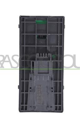 FRONT DOOR LEFT WINDOW REGULATOR PUSH-BOTTON PANEL-BLACK/CHROME EDGE-4 SWITCHES-10 PINS