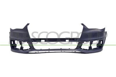 FRONT BUMPER-PRIMED-WITH ACTIVE HEADLAMP WASHER HOLES COVERS-WITH CUTTING MARKS FOR SENSORS MOD. S-LINE