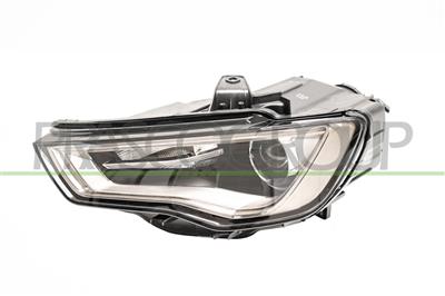 OPTICA IZQUIERDA XENON D3S/LED ELECTRICA-CON MOTOR-NEGRA