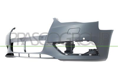 FRONT BUMPER-PRIMED-WITH TOW HOOK COVER-WITH PDC+SENSOR HOLDERS-WITH HEADLAMP WASHER HOLES-WITH CUTTING MARKS FOR PARK ASSIST