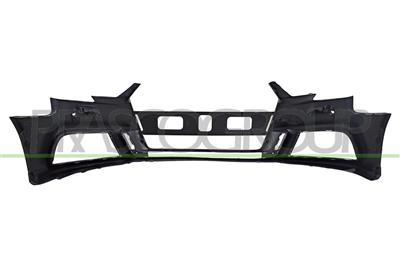 FRONT BUMPER-PRIMED-WITH TOW HOOK COVER-WITH HEADLAMP WASHER HOLES+WASHER COVER-WITH PDC HOLES+SENSOR HOLDERS MOD. S-LINE
