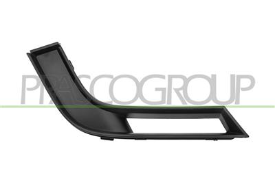 MOLDURA IZQUIERDA PARACHOQUES DELANTERO-NEGRA MOD. S-LINE