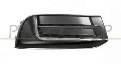 BUMPER GRILLE RIGHT-BLACK-WITH CHROME MOLDING MOD. DESIGN