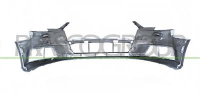 FRONT BUMPER-PRIMED-WITH TOW HOOK COVER-WITH CUTTING MARKS FOR PDC AND PARK ASSIST-WITH HEADLAMP WASHER HOLES COVERS/FIXED