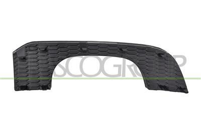 GRIGLIA SINISTRA SPOILER PARAURTI POSTERIORE-NERA MOD. S-LINE