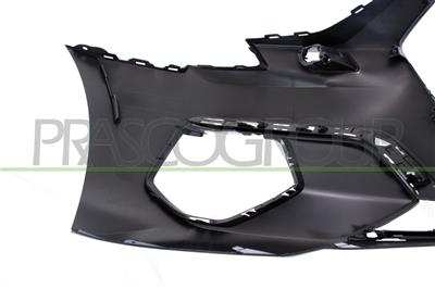 FRONT BUMPER-PRIMED-WITH HEADLAMP WASHER HOLES-WITH CUTTING MARKS FOR PARK ASSIST
