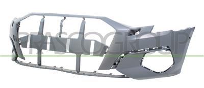 FRONT BUMPER-PRIMED-WITH HEADLAMP WASHER HOLES-WITH FOR PARK ASSIST