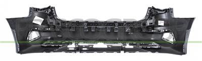 REAR BUMPER-PRIMED-WITH TOW HOOK COVER-WITH CUTTING MARKS FOR PDC AND PARK ASSIST
