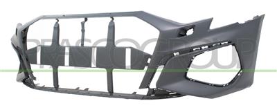 FRONT BUMPER-PRIMED-WITH HEADLAMP WASHER HOLES-WITH CUTTING MARKS FOR PARK ASSIST