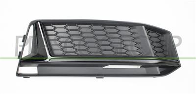 BUMPER GRILLE RIGHT-WITH BLACK-GLOSSY-MOLDING