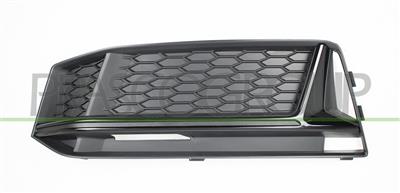 BUMPER GRILLE LEFT-WITH BLACK-GLOSSY-MOLDING