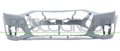 FRONT BUMPER-PRIMED-WITH PDC+SENSOR HOLDERS-WITH PARK ASSIST HOLES-WITH HEADLAMP WASHER CUTTING MARKS