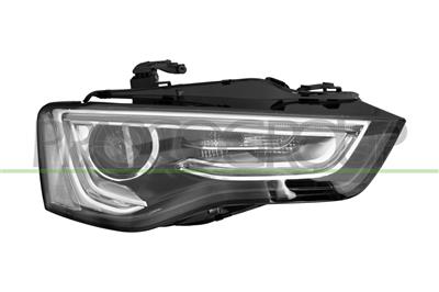 PROIETTORE DESTRO HID/D3S-ELETTRICO-CON MOTORE-CON LUCE DIURNA-LED MOD. 13 >