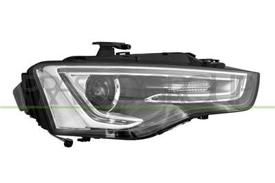 PROIETTORE DESTRO HID/D3S-ELETTRICO-CON MOTORE-CON LUCE DIURNA-LED MOD. 13 >