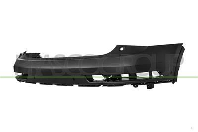 REAR BUMPER-UPPER-PRIMED-WITH PDC HOLES+SENSOR HOLDERS-WITH PARK ASSIST HOLES+SENSOR HOLDERS