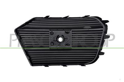 GRILLE GAUCHE NOIRE DE PARE-CHOCS-AVEC TROUS RADAR MOD. 2015>