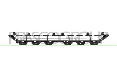 FRONT BUMPER GRILLE-CENTRE-BLACK