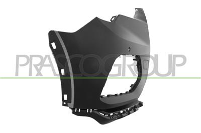 FRONT BUMPER RIGHT-BLACK-SMOOTH TO BE PRIMED-WITH PDC HOLE+SENSOR HOLDER