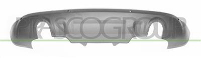 REAR BUMPER SPOILER-BLACK-WITH PDC+SENSOR HOLDER-WITH TWIN EXHAUST MOD. MOD. 2.0/3.2 PETROL-3.0 DIESEL